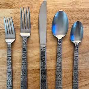 SOLD 60 Piece Cambridge Sevilla Stainless Flatware - Full Service for 12